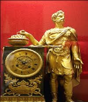 ساعت تاریخی امپراتور روم باستان در موزه سنجش تبریز