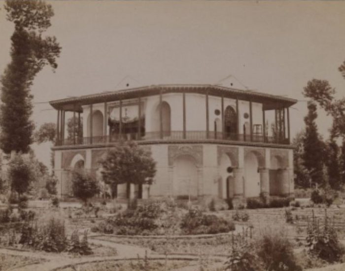 تصاویر قدیمی کاخ چهلستون قزوین (عمارت کلاه فرنگی)